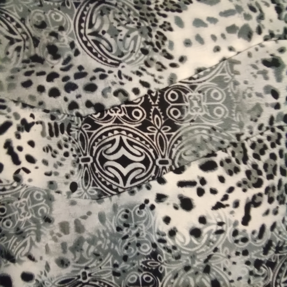 R.Q.T Mixed Boho Pattern A-Line Maxi Skirt - image 3